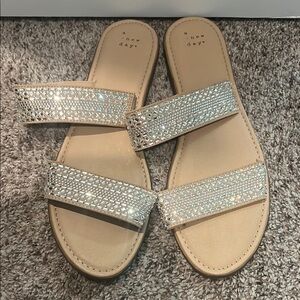 A New Day Rhinestone Sandals